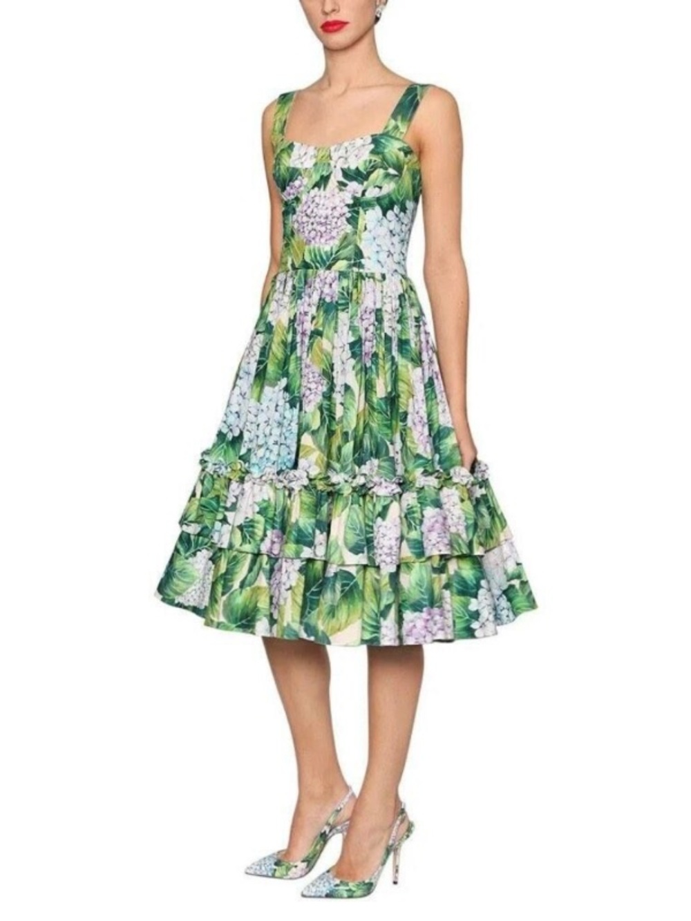 DOLCE & GABBANA HYDRANGEA DRESS - Picture 3 of 8